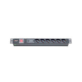 PDU 1U 6 PRESE UNIVERSALE CON INTERRUTTORE DI PROTEZIONE