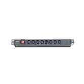 PDU 1U 8 PRESE C13 CON INTERRUTTORE LUMINOSO