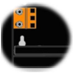 KIT STAFFE 1U BIANCO PER DVR/NVR