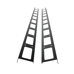 Passacavo verticale 48U con 10 anelli H.90 mm (2 pz)