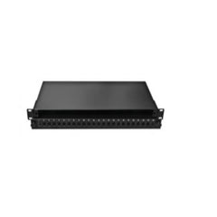 PATCH PANEL 19 1U PER 24 ST/FC NERO