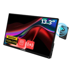Monitor portatile 13,3" Touchscreen risoluzione WUXGA alimentazione anche wireless Power bank incluso