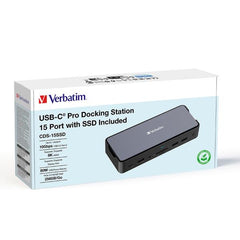 Docking Station USB C 15 IN 1 HDMI SSD INCLUSA PD80W
