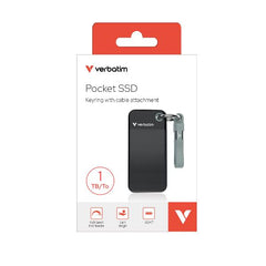 POCKET SSD Esterna USB 3.2 GEN2 1TB con portachiavi con attacco per cavo