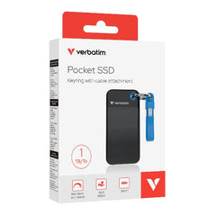 POCKET SSD Esterna USB 3.2 GEN2 1TB con portachiavi con attacco per cavo