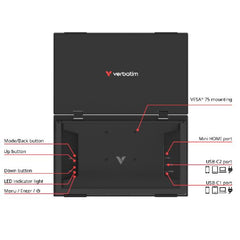 MONITOR PORTATILE 15.6 FHD DUAL