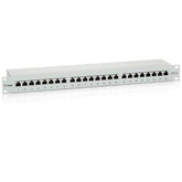 EQUIP - PATCH PANEL 24-PORTE CAT.6 SCHERMATO 1U 19", Grigio Chiaro