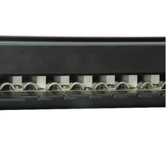 EQUIP - PATCH PANEL 24-PORTE CAT.6 SCHERMATO 1U 19", Nero
