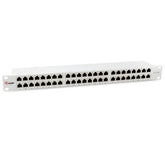 EQUIP - PATCH PANEL 48-PORTE CAT.6a SCHERMATO, 1U 19" - Grigio chiaro