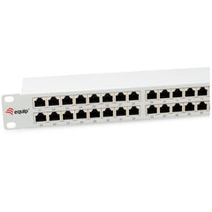 EQUIP - PATCH PANEL 48-PORTE CAT.6a SCHERMATO, 1U 19" - Grigio chiaro