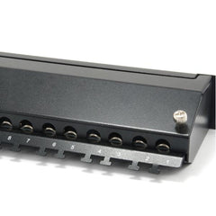 EQUIP - PATCH PANEL 24-PORTE CAT.6a PREMIUM SCHERMATO 1U 19", NERO