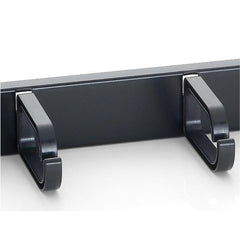 EQUIP - PANNELLO PASSA CAVI a 5 ANELLI, 19" 1U, Nero
