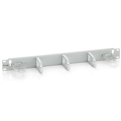 EQUIP - PANNELLO PASSA CAVI a 5 ANELLI, 19" 1U, Grigio Chiaro