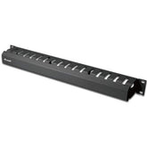 EQUIP - PANNELLO PASSA CAVI 19" 1U, Nero