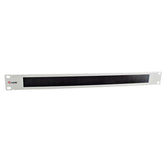 EQUIP - BRUSH PANEL 1U 19", Grigio Chiaro