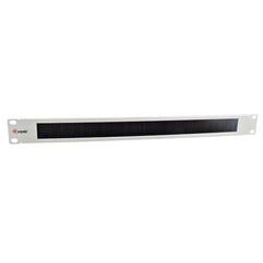 EQUIP - BRUSH PANEL 1U 19", Grigio Chiaro