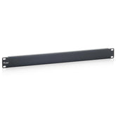 EQUIP - BLANK PANEL, 1U 19", Acciaio, Nero