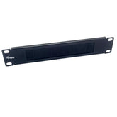 EQUIP - 10" BRUSH PANEL 1U, Nero