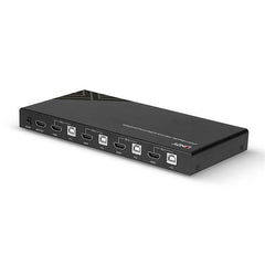 Switch KVM HDMI 4K60, USB 2.0 & Audio, 4 Porte
