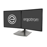 DS100 SUPPORTO PER DUE MONITOR - ORIZZONTALE (NERO)