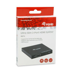 EQUIP - SPLITTER HDMI 4K/30Hz 2-PORTE ULTRA SLIM