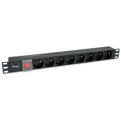 EQUIP - MULTIPRESA 8-BAY NFC 61-314, 1U 19", Alluminio