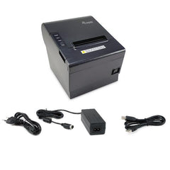 EQUIP - Stampante termica POS per ricevute da 80 mm con taglierina automatica, connessione USB/cassa