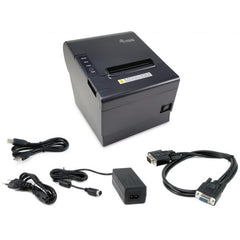 EQUIP - Stampante termica per ricevute POS da 58/80 mm con taglierina automatica, connessione USB/Ethernet/seriale/Cassa