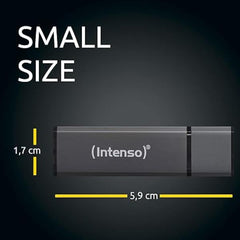 ALU LINE USB antracite 4 GB