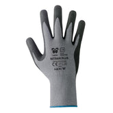 GUANTI IN NYLON CALIBRO 15 NITRILE TG.8- 12PA