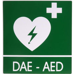 SEGNALETICA DEFIBRILLATORE - 34x36cm