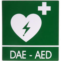SEGNALETICA DEFIBRILLATORE - 34x36cm
