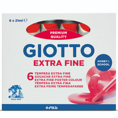 Giotto Tempera Extra in tubetto - confezione 6 pz Rosa vermiglione