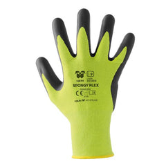GUANTI IN POLIESTERE CALIBRO 13 / LATTICE TG.9- 12PA