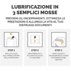 Olio lubrificante (355ml) per distruggidocumenti