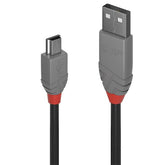 CAVO USB 2.0 TIPO A/mini B NERO, 2M