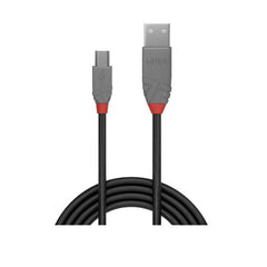 CAVO USB 2.0 TIPO A/mini B NERO, 5M