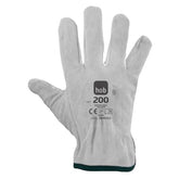 GUANTI IN FIORE BOVINA / CROSTA TG.8- 12PA
