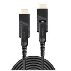 Cavo Micro-HDMI 4K60 Ibrido in Fibra Ottica con connettori HDMI & DVI removibili, 70m