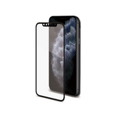 3DGLASS - Vetro 9H con bordo colorato nero per schermo curvo compatibile con Apple iPhone 11 Pro Max