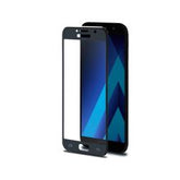 3DGLASS - Vetro 9H con bordo colorato nero per schermo curvo compatibile con Samsung Galaxy A3 2017