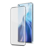 3DGLASS - Vetro 9H con bordo colorato nero per schermo curvo compatibile con Xiaomi MI 11/ MI 11 Pro
