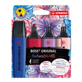 STABILO BOSS WILDFLOWERS - ASTUCCIO 4 PEZZI