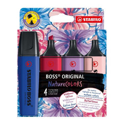 STABILO BOSS WILDFLOWERS - ASTUCCIO 4 PEZZI