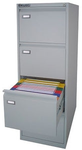 Classificatore KUBO 4 cassetti grigio