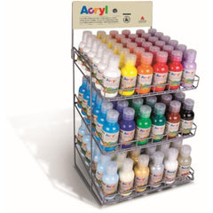 ESPOSITORE COLORI ACRILICI 125ML – 108 PEZZI