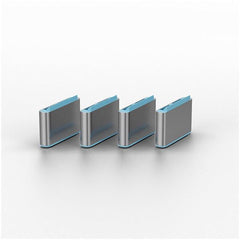 BLOCCA PORTE USB-C BLU + 4 SERRATURE