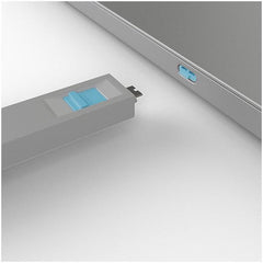 BLOCCA PORTE USB-C BLU + 4 SERRATURE
