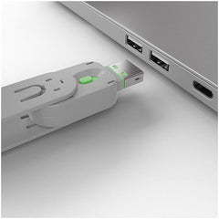 BLOCCA PORTE USB VERDE
