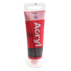 TEMPERA TUBO ACRILICO COL.ROSSO CARMINIO75ML